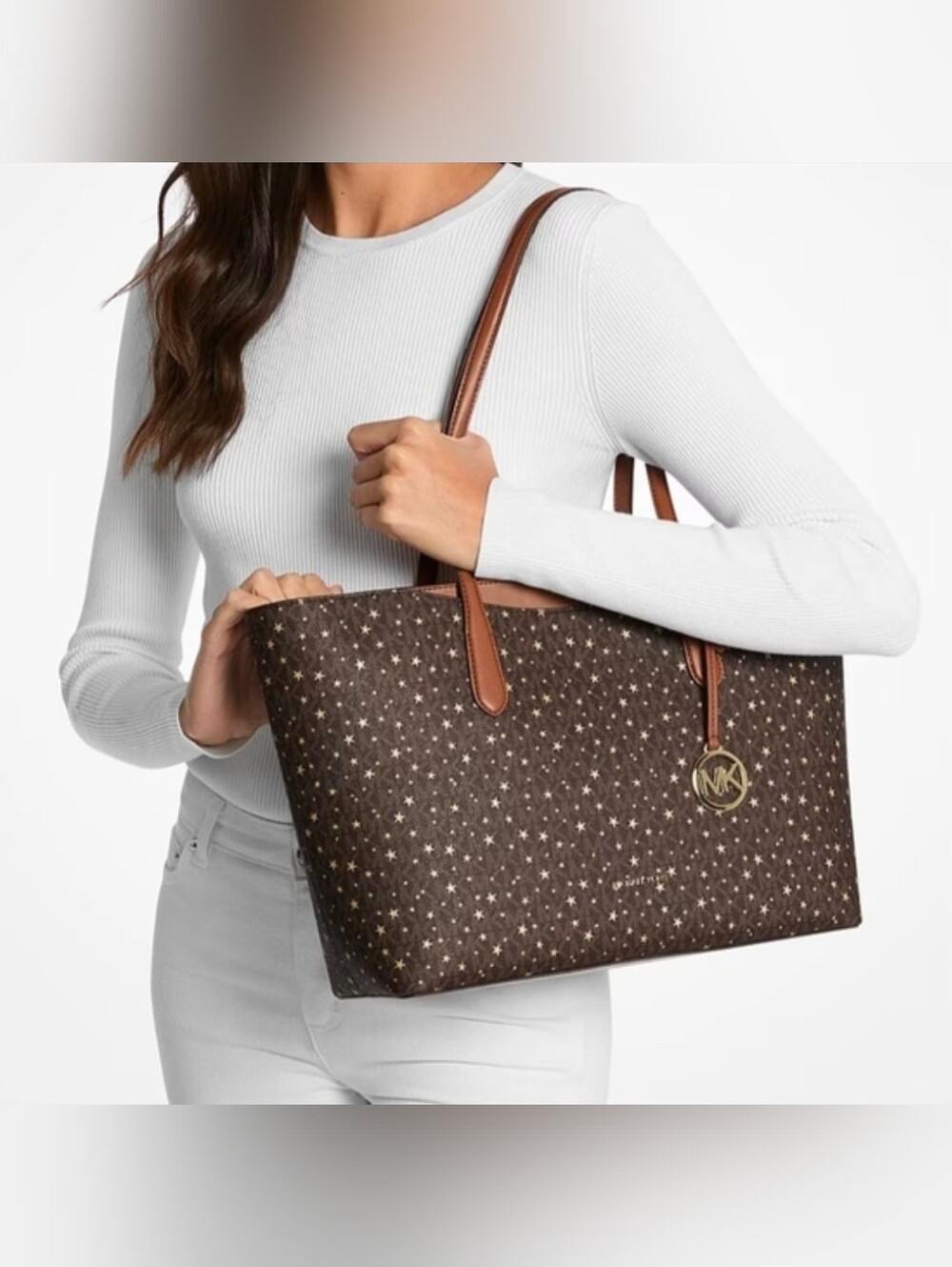 Michael Kors Arden Large Printed Logo Tote Bag